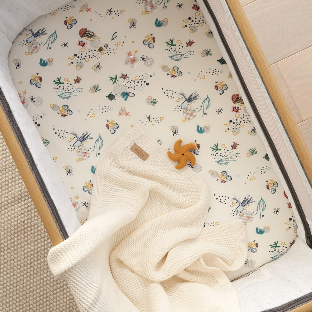 Tutti Bambini Bedside Crib Fitted Sheets 2pk - Our Planet