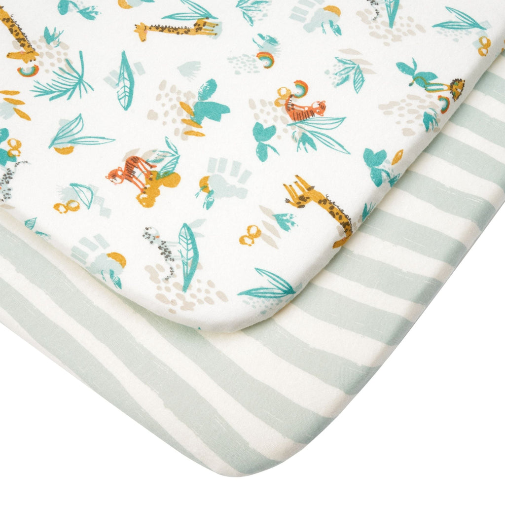 Tutti Bambini Run Wild Bedside Crib Bundle - Run Wild