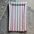 Obaby Changing Mat - Berry Scallop Stripe