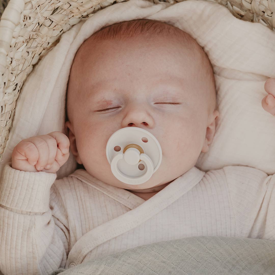 BIBS Colour Anatomical Pacifier - 2 Pack - Ivory/Sage - Latex