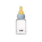 BIBS Medium Flow Baby Bottle Latex - Baby Blue