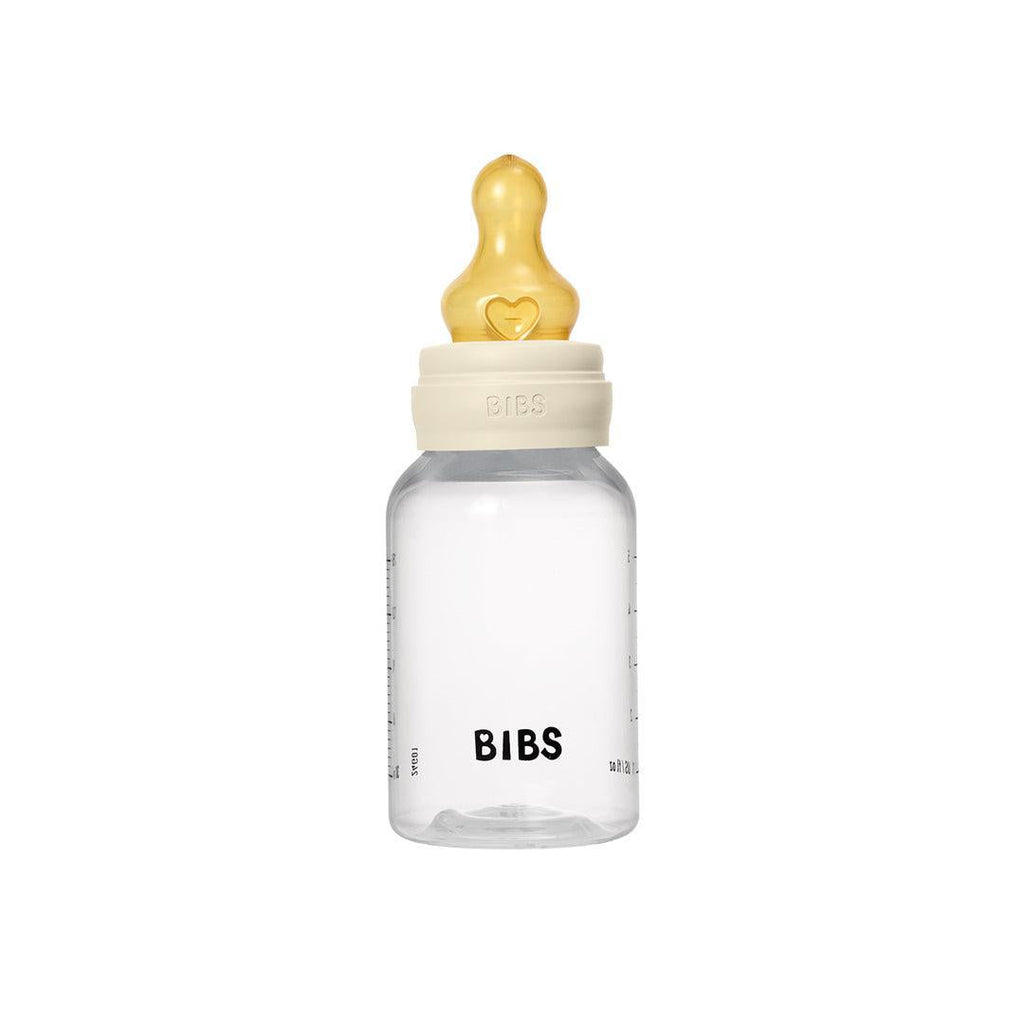BIBS Medium Flow Baby Bottle Latex - Ivory