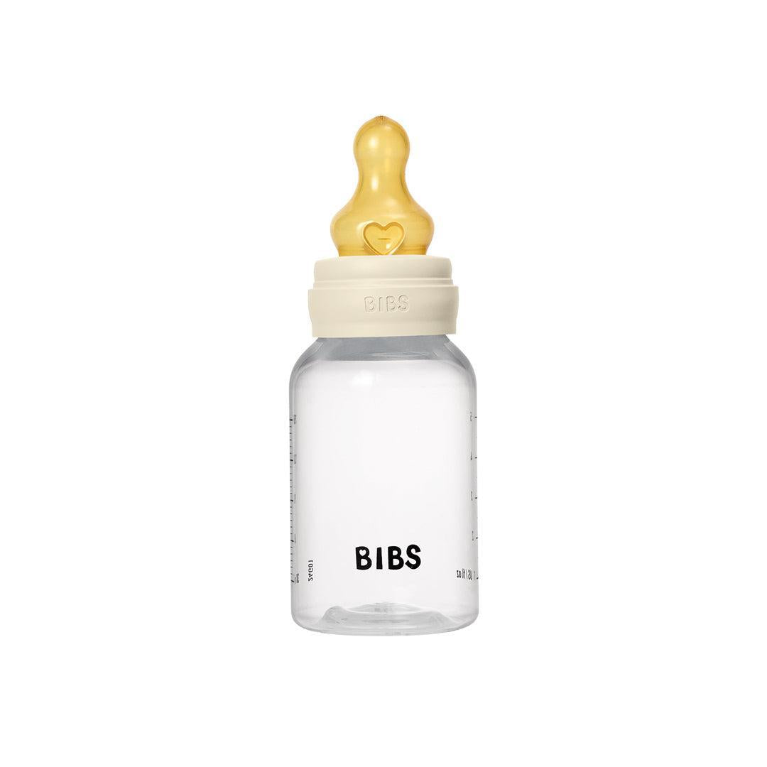 BIBS Medium Flow Baby Bottle Latex - Ivory