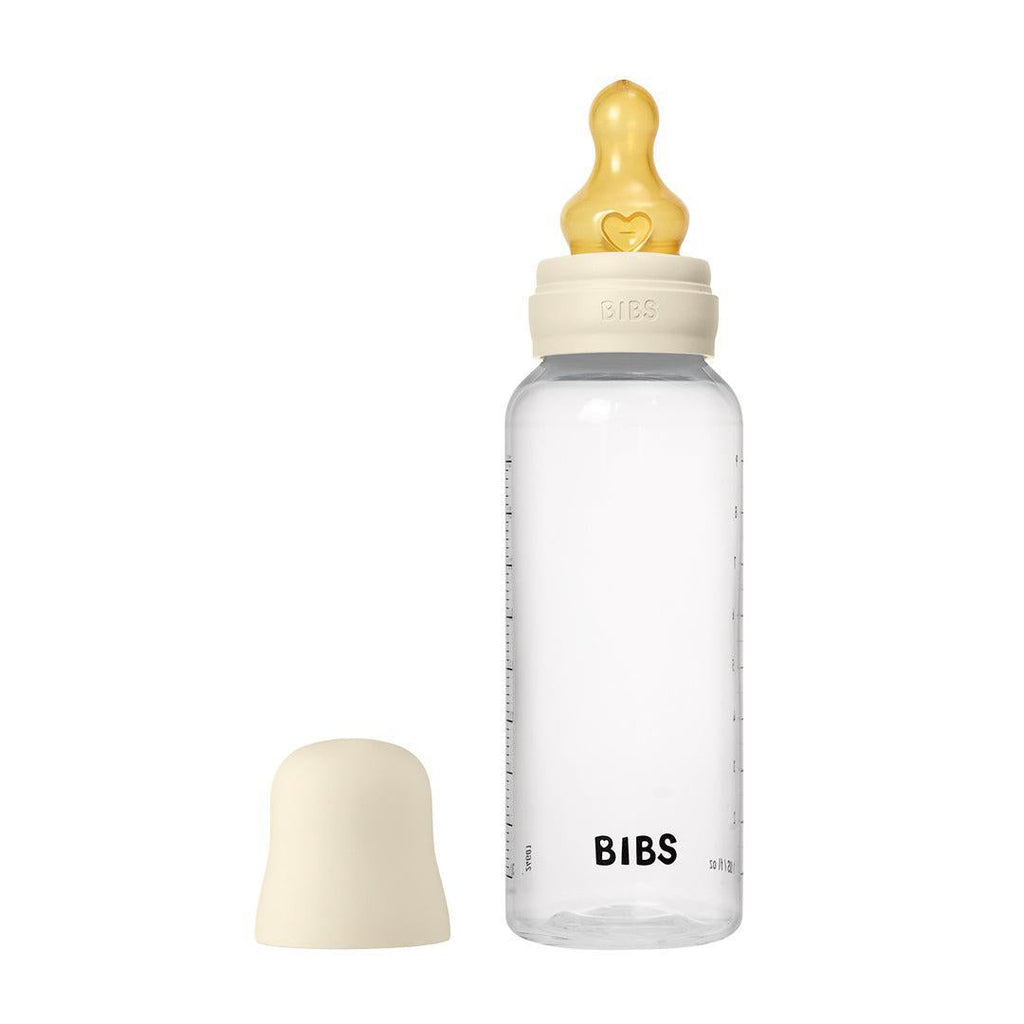 BIBS Medium Flow Baby Bottle Latex - Ivory