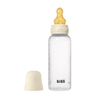 BIBS Medium Flow Baby Bottle Latex - Ivory