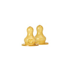 BIBS Fast Flow Bottle Nipple 2 Pack Latex - Clear