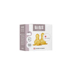 BIBS Slow Flow Bottle Nipple 2 Pack Latex - Clear