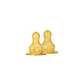 BIBS Slow Flow Bottle Nipple 2 Pack Latex - Clear