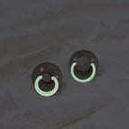 BIBS Colour GLOW Latex Pacifiers - Blush + Vanilla - 2 Pack