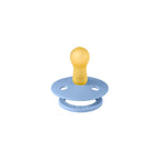 BIBS Colour Latex Pacifiers - Sky Blue/Baby Blue - 2 Pack