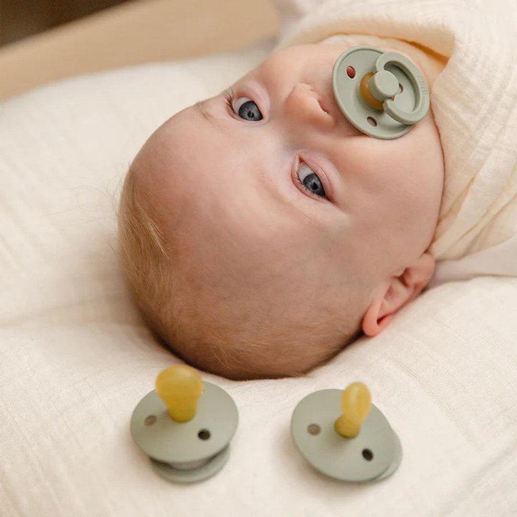 BIBS Try-It Colour Pacifiers - 3 Pack - Sage