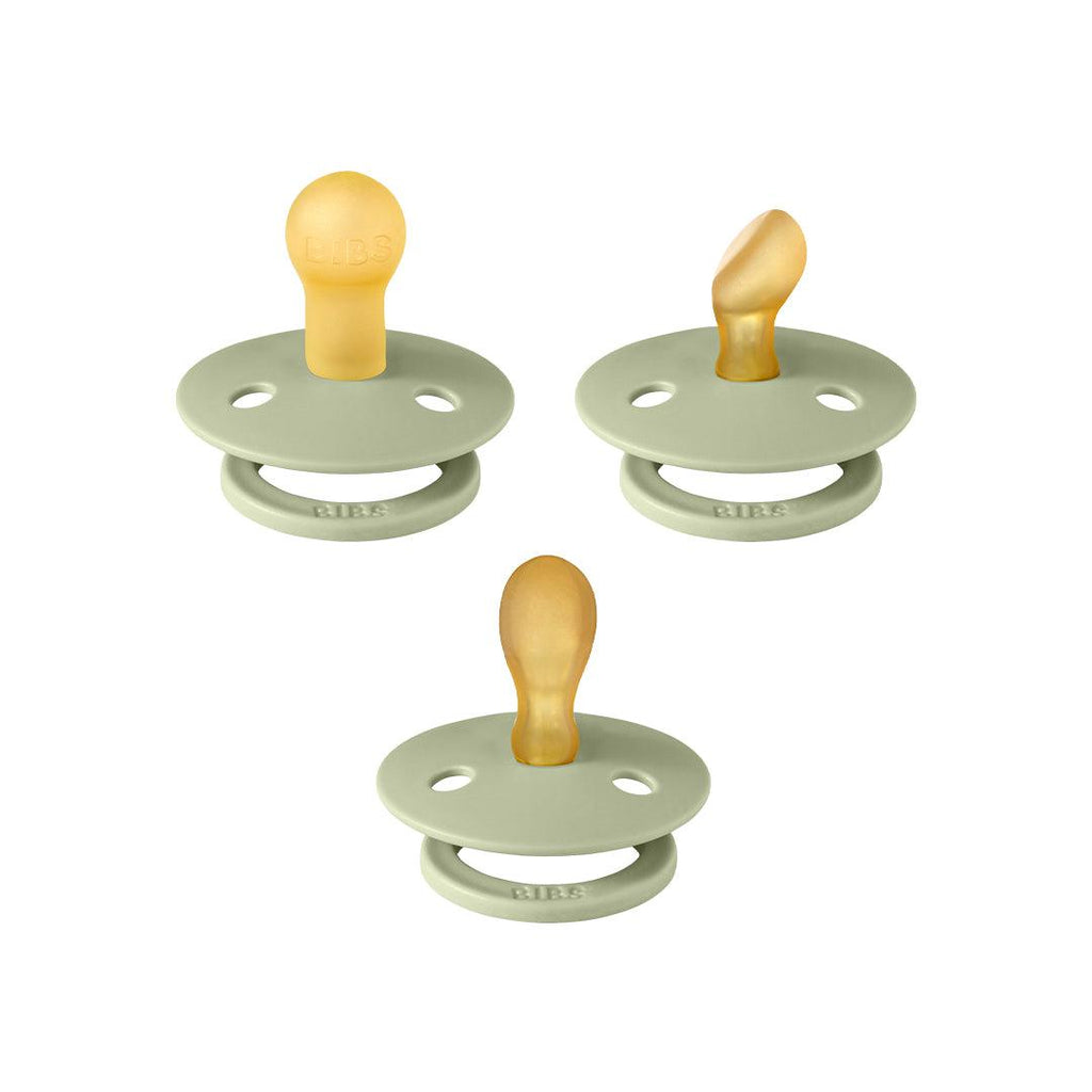 BIBS Try-It Colour Pacifiers - 3 Pack - Sage