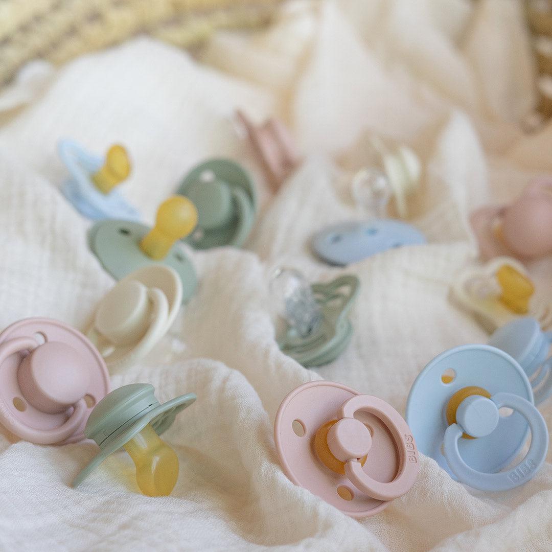BIBS Try-It Mixed Pacifier Collection - Ivory - 4 Pack