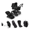 Bugaboo Fox 5 Renew Complete Pushchair Bundle - Black/Heritage Black