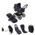 Bugaboo Fox 5 Renew Complete Pushchair Bundle - Black/Deep Indigo