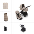 Bugaboo Dragonfly Plus Essential Bundle - Desert Taupe
