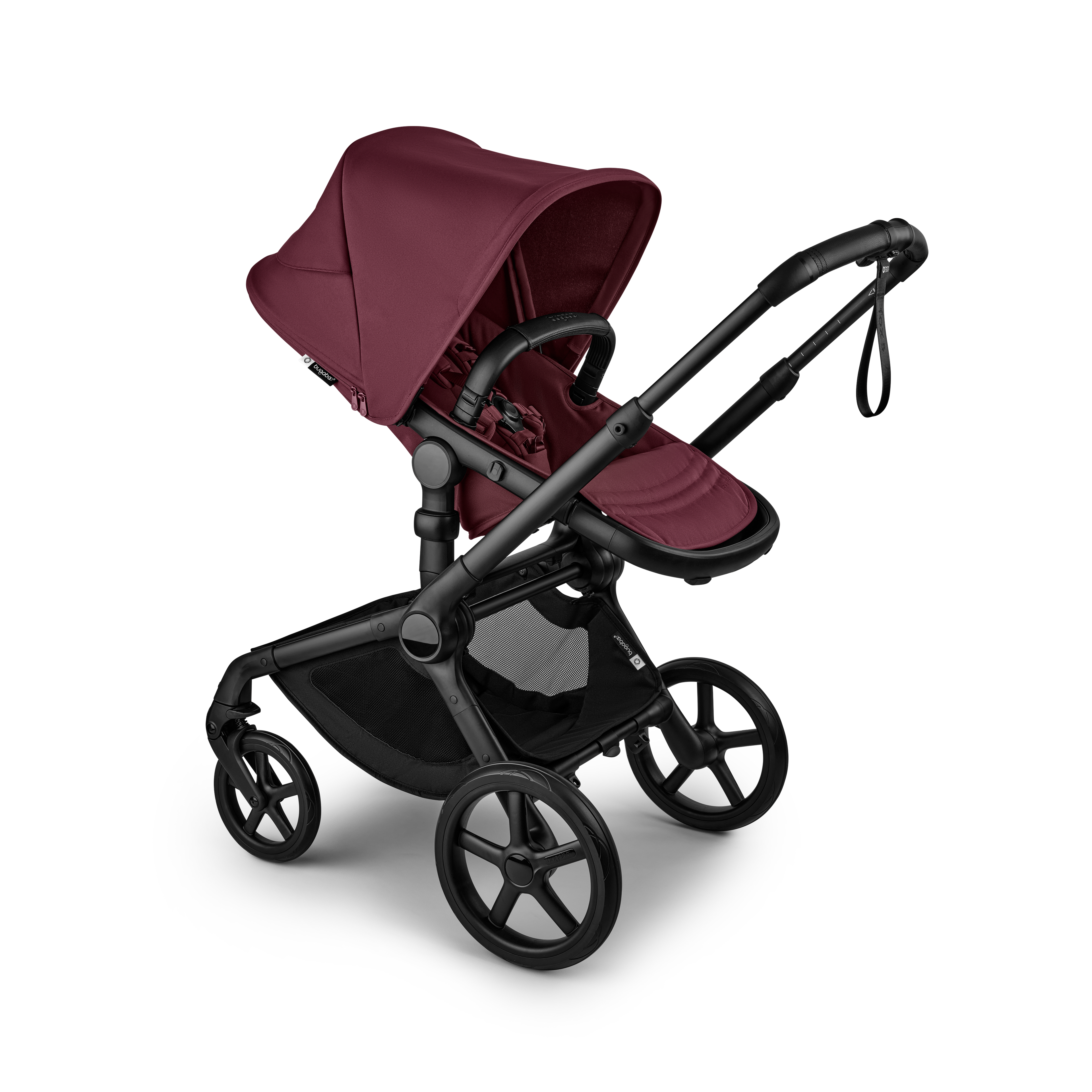 Bugaboo Fox 5 Renew Complete - Black/Dark Cherry