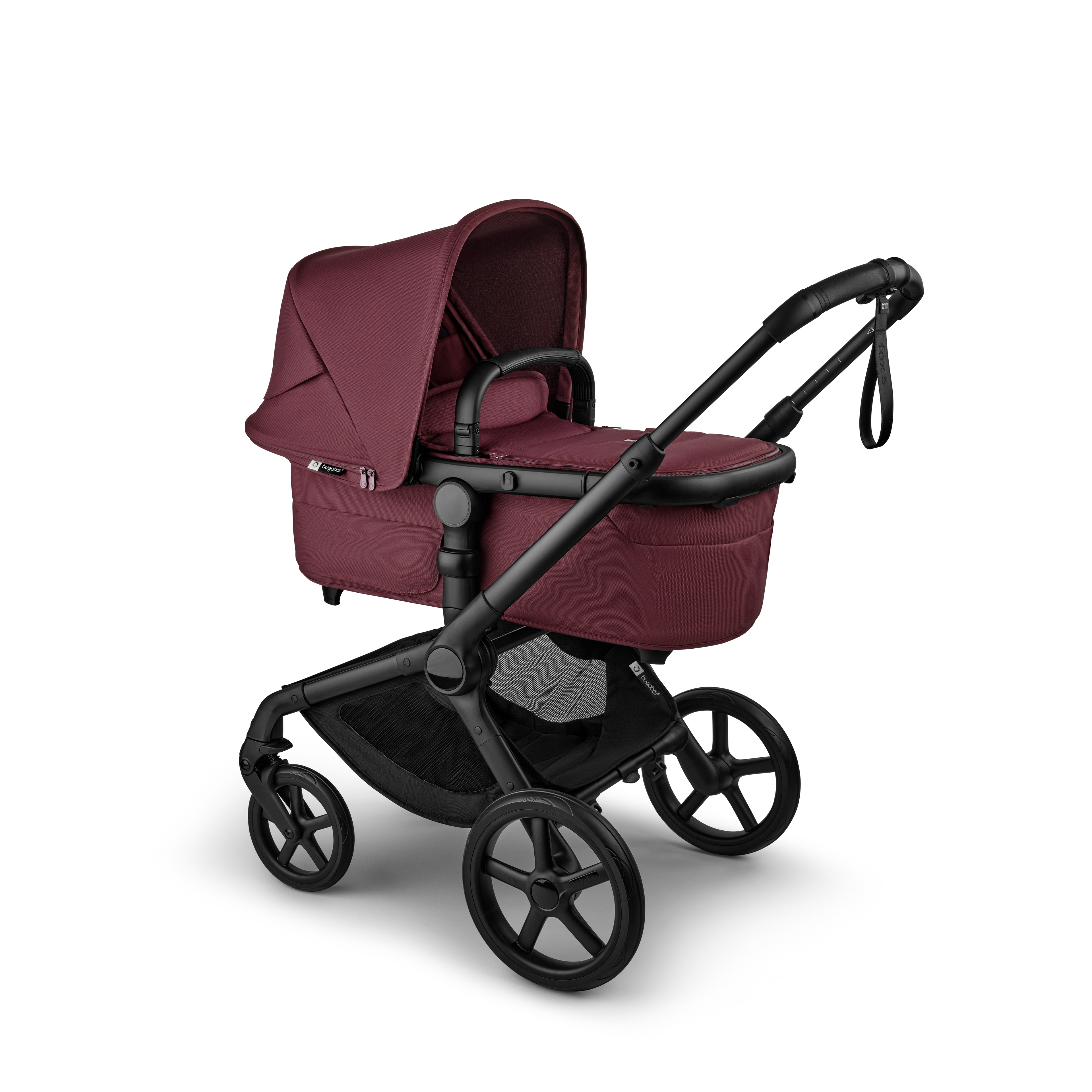 Bugaboo Fox 5 Renew Complete - Black/Dark Cherry