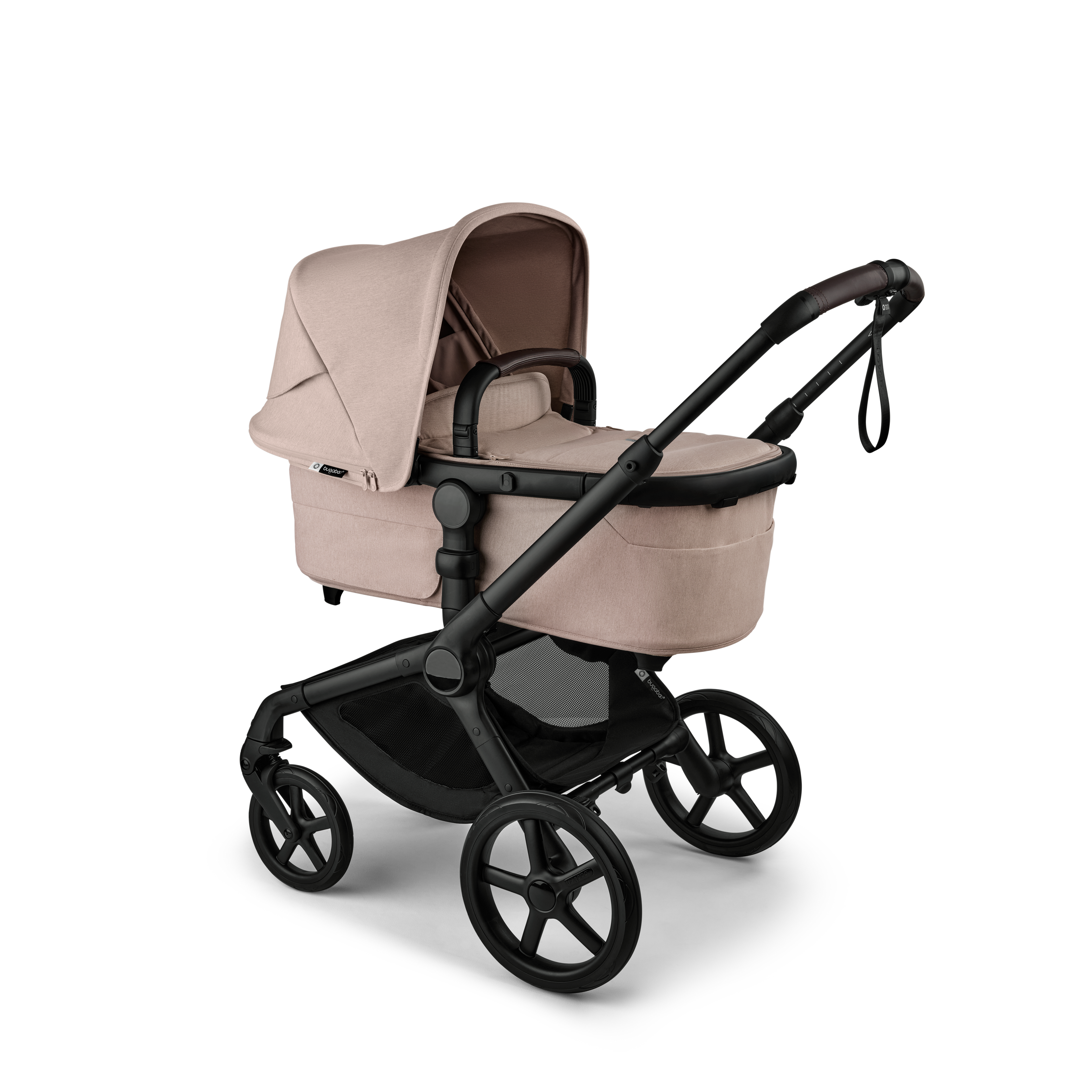Bugaboo Fox 5 Renew Complete Pushchair Bundle - Black/Desert Taupe Melange
