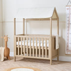 Tutti Bambini Casa 3 in 1 Cot Bed 120 x 60cm - Harvest Oak