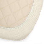 Charlie Crane KUMI Crib Fitted Sheet - Milk