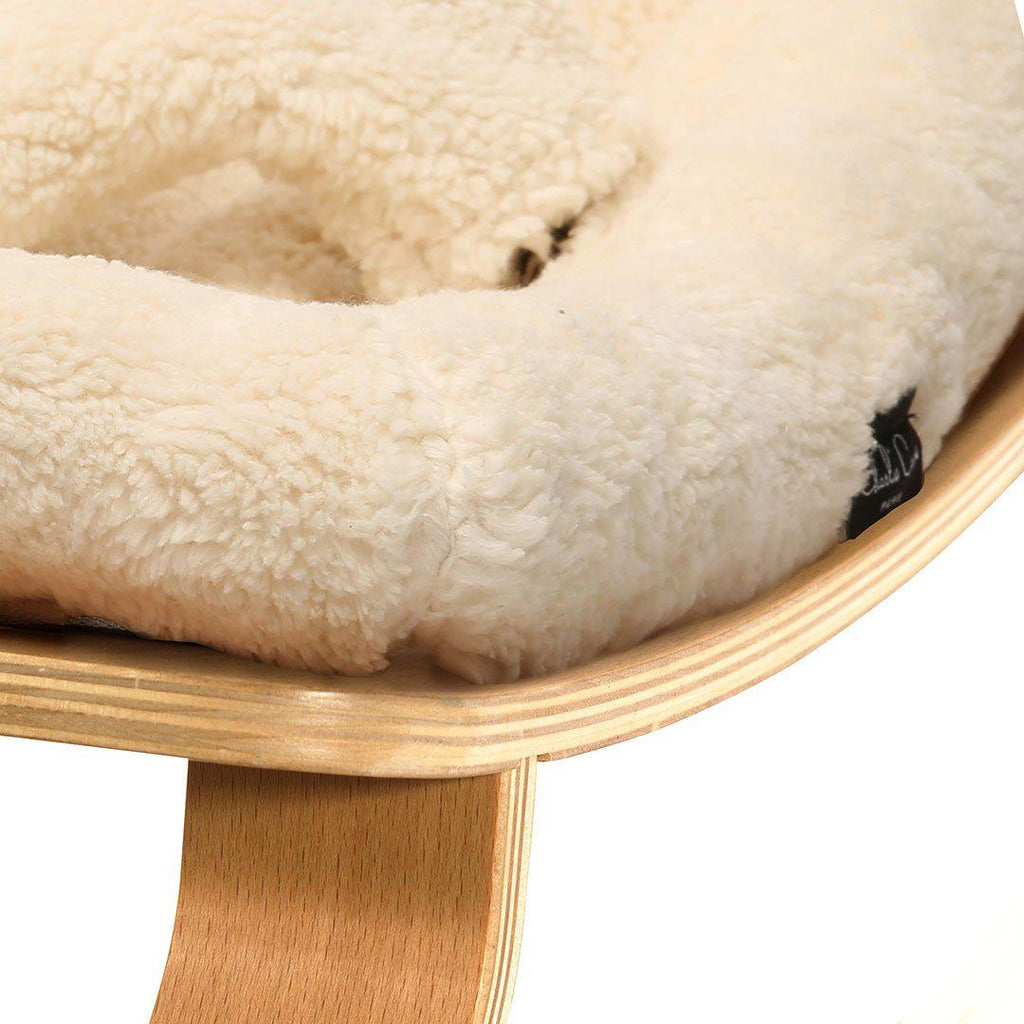 Charlie Crane LEVO Baby Rocker Cushion - Fur Milk