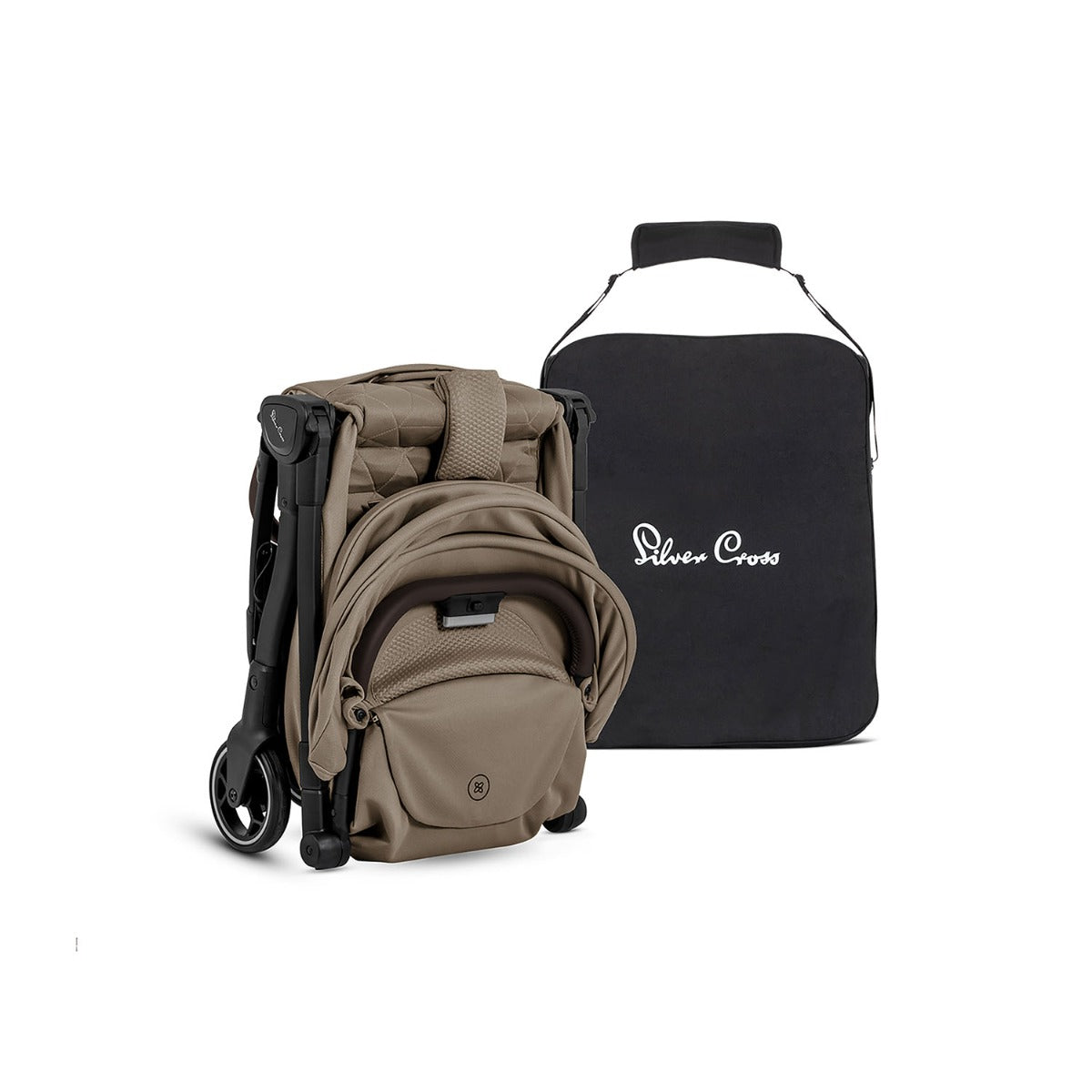 Silver Cross Clic 2 Compact Stroller & Footmuff - Cobble 6