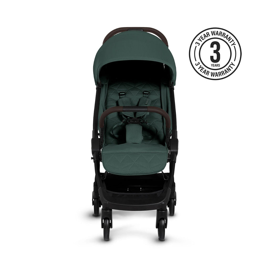 Silver Cross Clic 2 Compact Stroller & Footmuff - Conifer 5