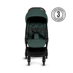 Silver Cross Clic 2 Compact Stroller & Footmuff - Conifer 5