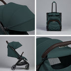 Silver Cross Clic 2 Compact Stroller & Footmuff - Conifer 8