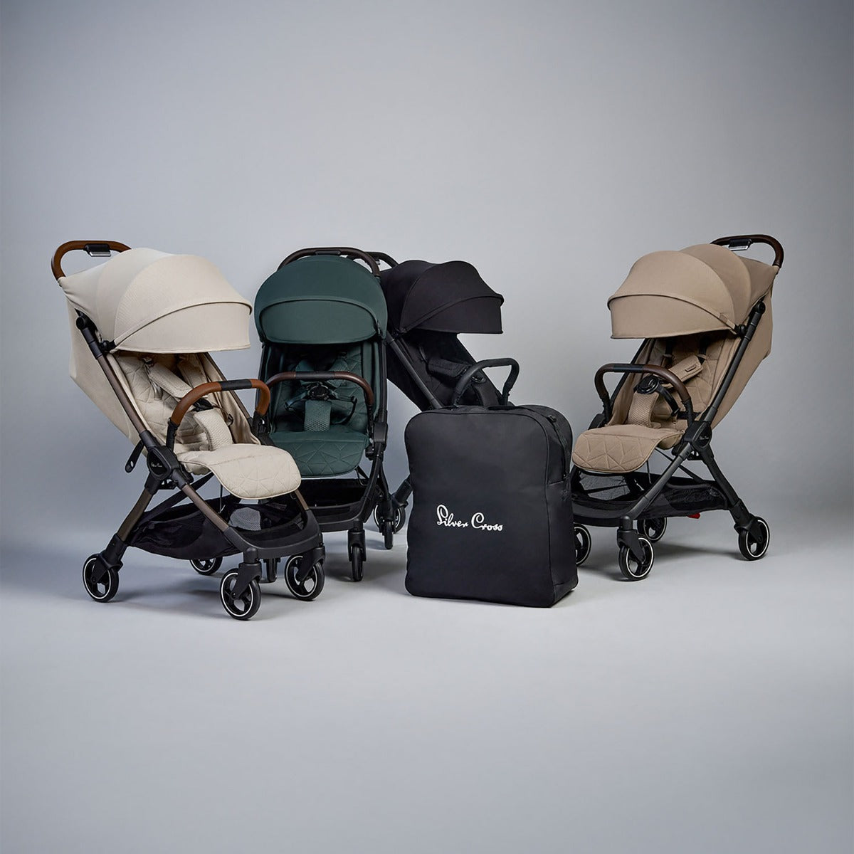 Silver Cross Clic 2 Compact Stroller & Footmuff - Space 2