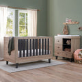 Tutti Bambini Como 2 Piece Room Set - Distressed Oak & Slate Grey