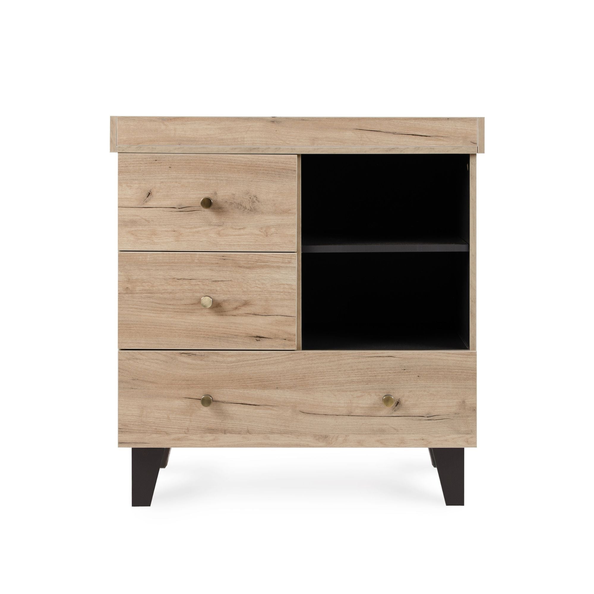 Tutti Bambini Como Chest Changer - Distressed Oak & Slate Grey