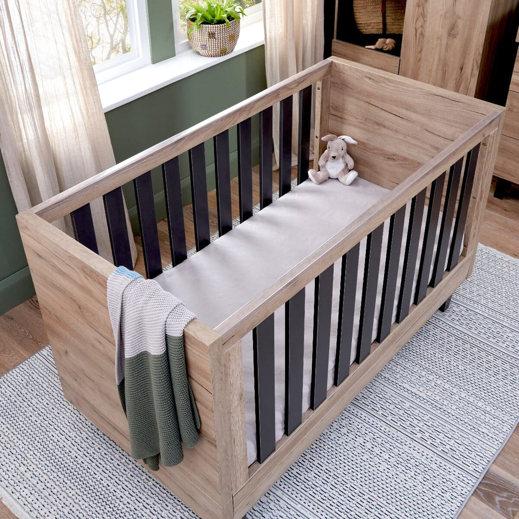 Tutti Bambini Como 3 Piece Room Set - Distressed Oak & Slate Grey