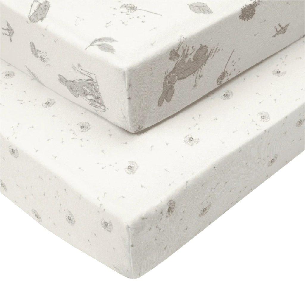 Tutti Bambini Cot Fitted Sheets 2pk - Cocoon