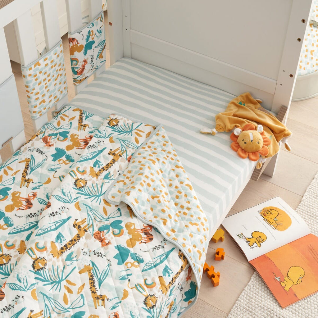 Tutti Bambini Cot/Cot Bed Coverlet - Run Wild