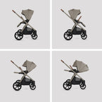 Silver Cross Cove Complete Stroller & Accessory Bundle - Champagne 8