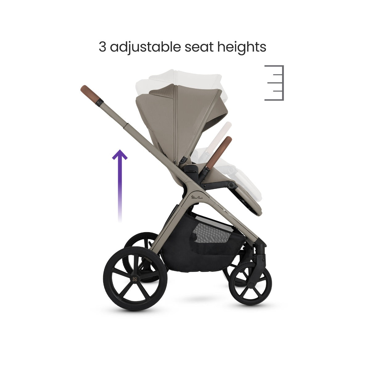 Silver Cross Cove Complete Stroller & Accessory Bundle - Champagne 9