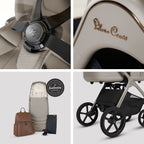 Silver Cross Cove Ultimate Cybex Cloud T Car Seat Bundle - Champagne 17