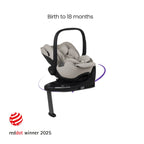 Silver Cross Cove Ultimate 360 Car Seat Bundle - Champagne 2