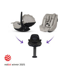 Silver Cross Cove Ultimate 360 Family Car Seat & Accessory Bundle - Champagne