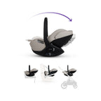 Silver Cross Cove Ultimate 360 Family Car Seat Bundle - Champagne 4