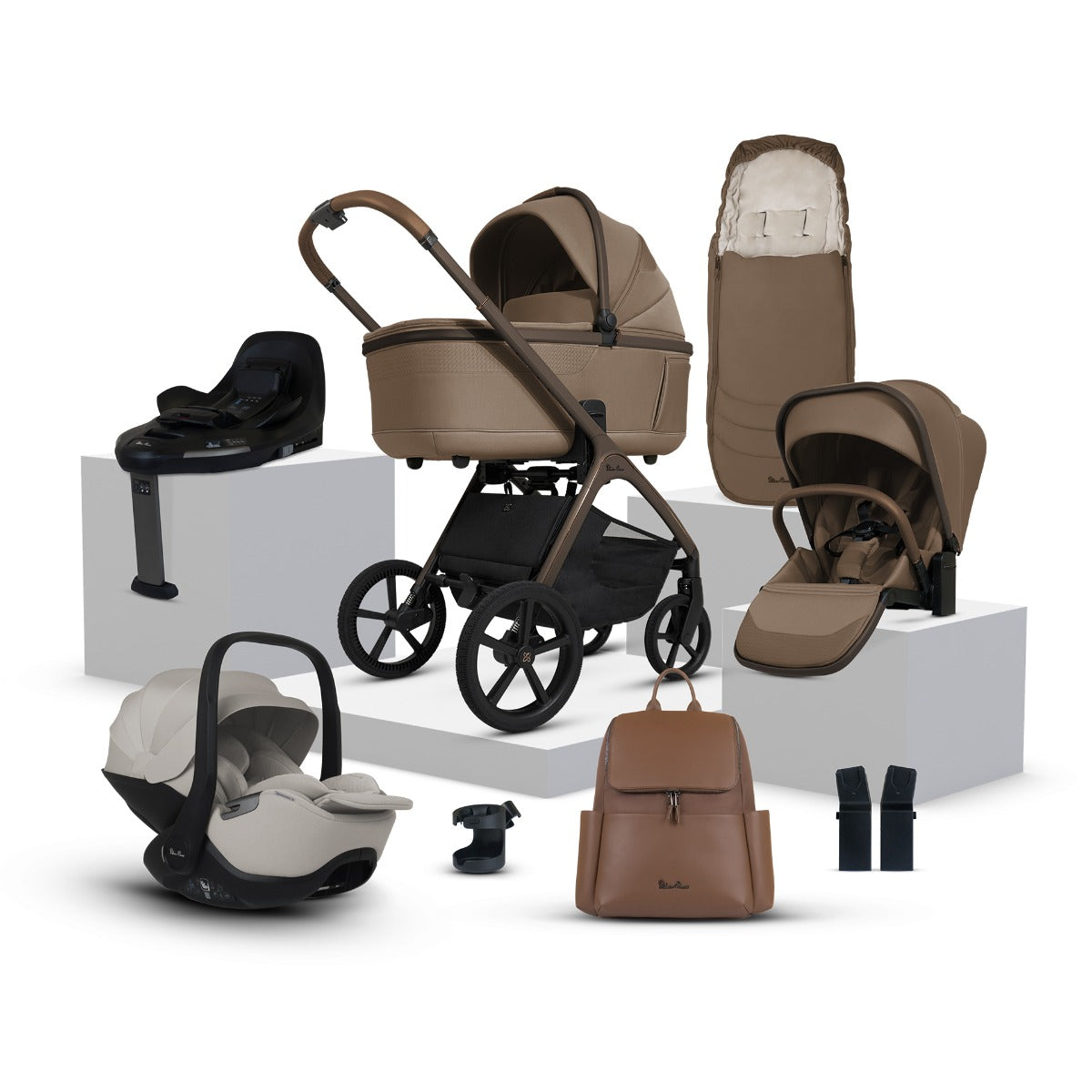 Silver Cross Cove Ultimate 360 Car Seat Bundle - Maple 1
