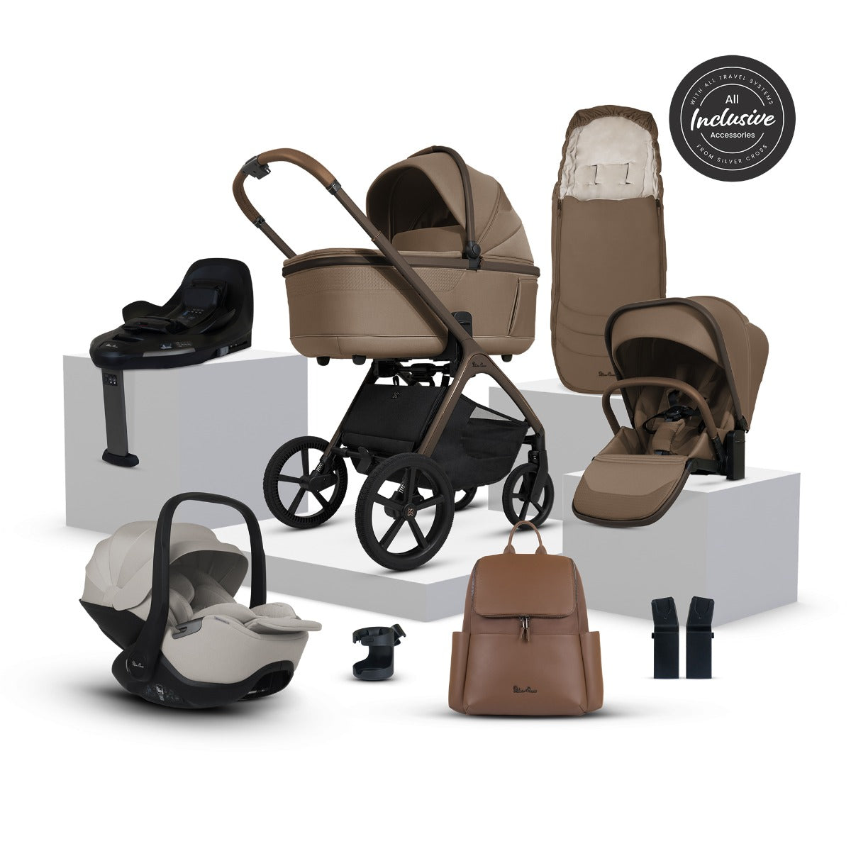 Silver Cross Cove Ultimate 360 Car Seat Bundle - Maple 2
