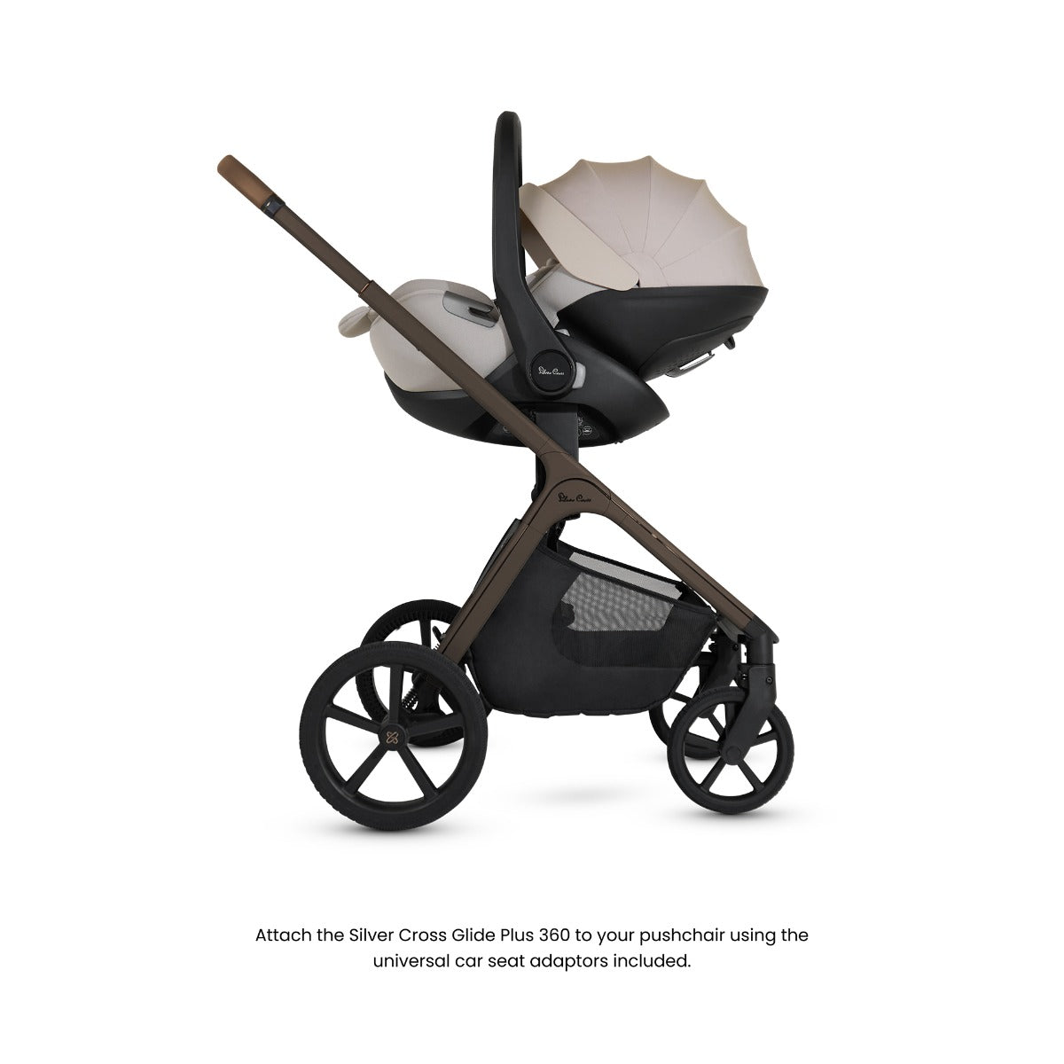 Silver Cross Cove Ultimate Cybex Cloud T Car Seat Bundle - Maple 12