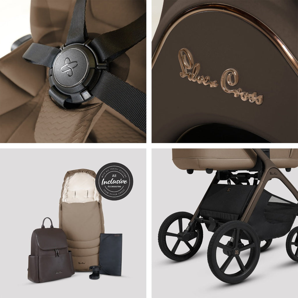 Silver Cross Cove Ultimate 360 Car Seat Bundle - Maple 8