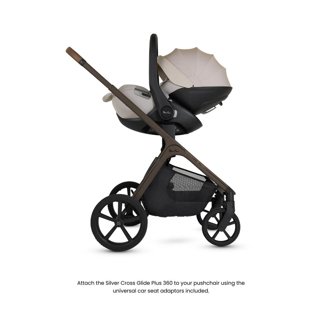 Silver Cross Cove Ultimate 360 Family Car Seat & Accessory Bundle - Maple