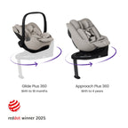 Silver Cross Cove Ultimate 360 Family Car Seat & Accessory Bundle - Maple