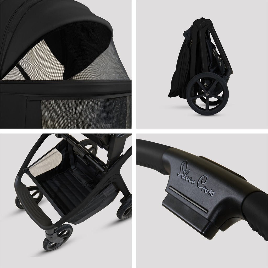 Silver Cross Cove Complete Stroller & Accessory Bundle - Onyx 11