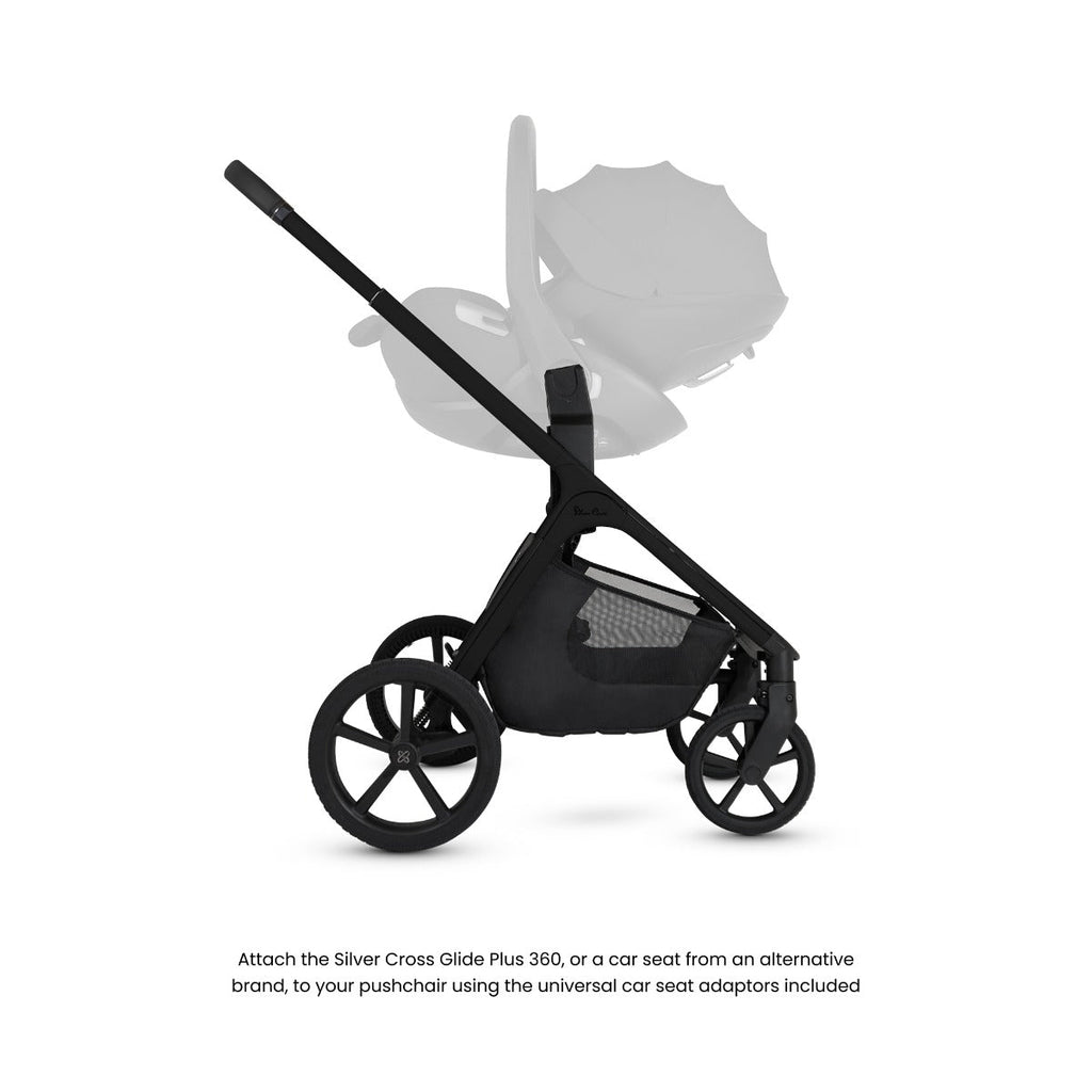 Silver Cross Cove Complete Stroller & Accessory Bundle - Onyx 2